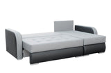 CORNER SOFA BED NESTY INARI 24/W25 228CM 2X STORAGE SPACE UNIVERSAL CORNER / BONELL SPRINGS + FOAMTHIS MODEL IS UNIVERSAL WHICH MEANS YOU CAN CHOOSE CORNER SIDE DURING ASSEMBLY2x storage space3x pillows includedFabric Inari + Faux leatherBonell springs +