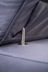 ASH II 273CM MONOLITH 61/02 WATER RESISTANT / SPRINGS + FOAMWavy springs + foam Large sleeping areaMADE IN WATER RESISTANT MONOLITH FABRICCLICK HERE TO VIEW ALL COLORS Dimensions W: 273cm D:203cm H: 90cm Sleeping area: 195x123cmAnna Furniture