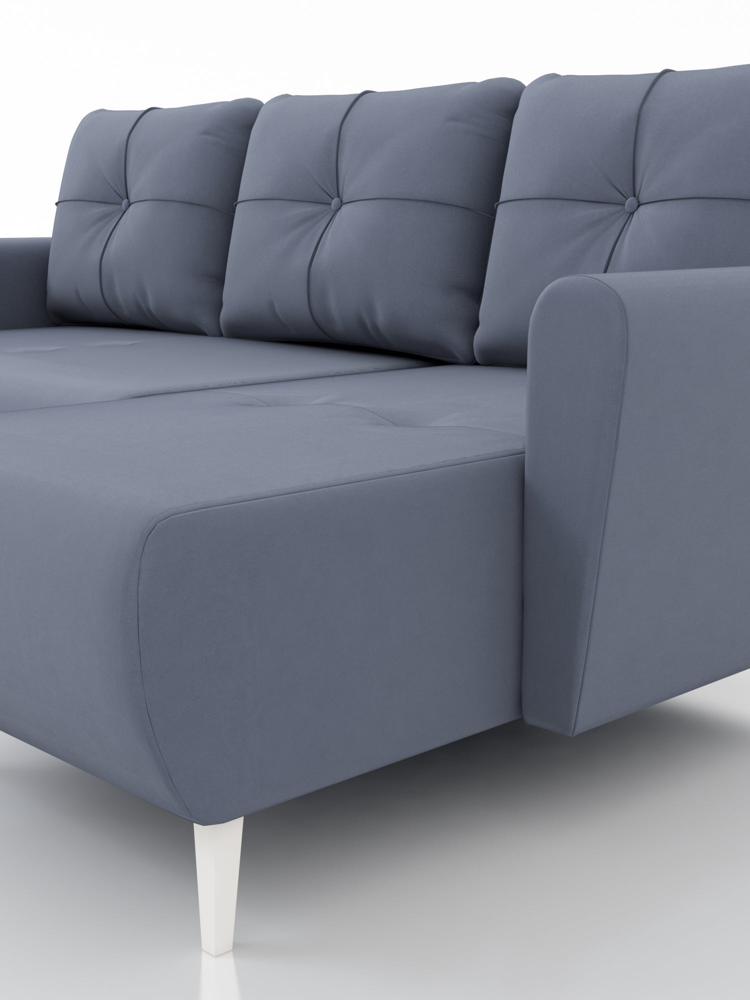 CORNER SOFA BED MONE UNIVERSAL 228cm EASY CLEAN FABRIC CHOICE OF COLOR / BONELL SPRINGS + FOAMTHIS MODEL IS UNIVERSAL WHICH MEANS YOU CAN CHOOSE CORNER SIDE DURING ASSEMBLYSpecification:- EASY CLEAN FABRIC (JASMINE AND KRONOS)- free-standing furniture uph