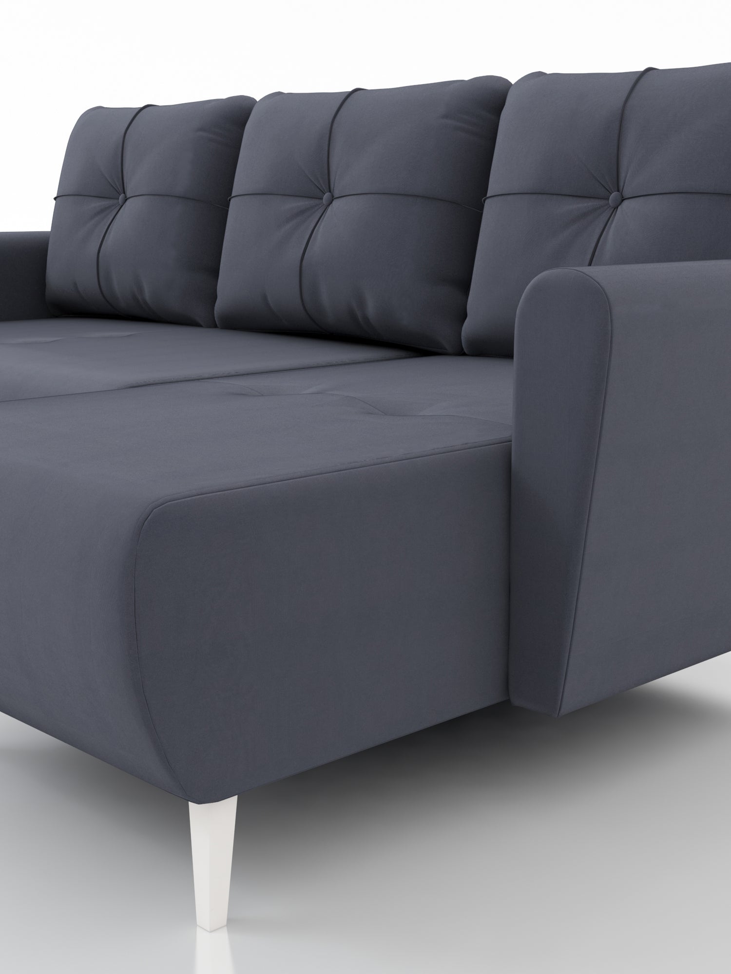 CORNER SOFA BED MONE UNIVERSAL 228cm EASY CLEAN FABRIC CHOICE OF COLOR / BONELL SPRINGS + FOAMTHIS MODEL IS UNIVERSAL WHICH MEANS YOU CAN CHOOSE CORNER SIDE DURING ASSEMBLYSpecification:- EASY CLEAN FABRIC (JASMINE AND KRONOS)- free-standing furniture uph