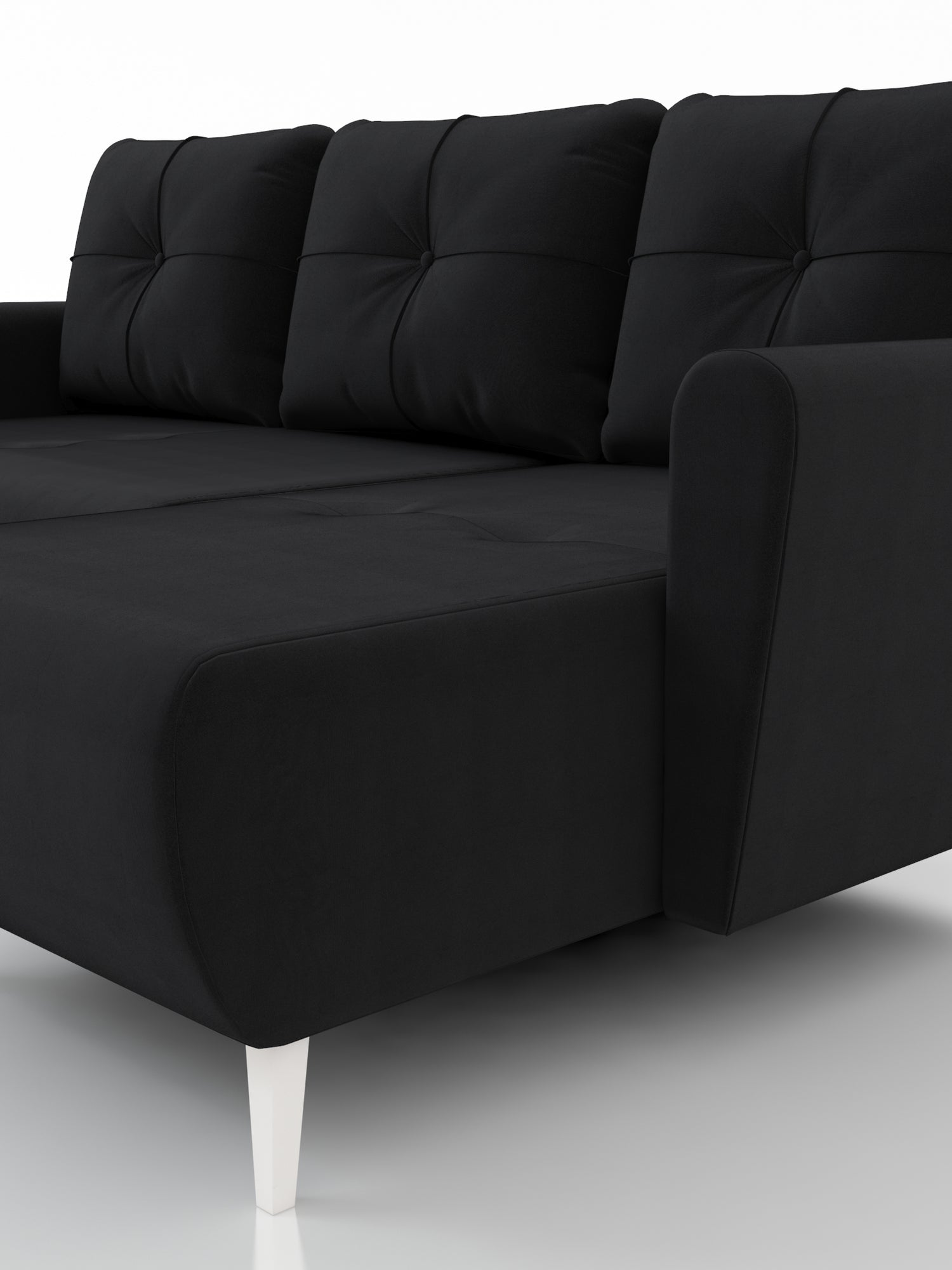 CORNER SOFA BED MONE UNIVERSAL 228cm EASY CLEAN FABRIC CHOICE OF COLOR / BONELL SPRINGS + FOAMTHIS MODEL IS UNIVERSAL WHICH MEANS YOU CAN CHOOSE CORNER SIDE DURING ASSEMBLYSpecification:- EASY CLEAN FABRIC (JASMINE AND KRONOS)- free-standing furniture uph