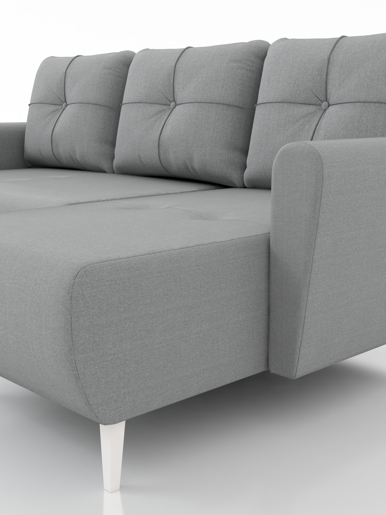 CORNER SOFA BED MONE UNIVERSAL 228cm EASY CLEAN FABRIC CHOICE OF COLOR / BONELL SPRINGS + FOAMTHIS MODEL IS UNIVERSAL WHICH MEANS YOU CAN CHOOSE CORNER SIDE DURING ASSEMBLYSpecification:- EASY CLEAN FABRIC (JASMINE AND KRONOS)- free-standing furniture uph