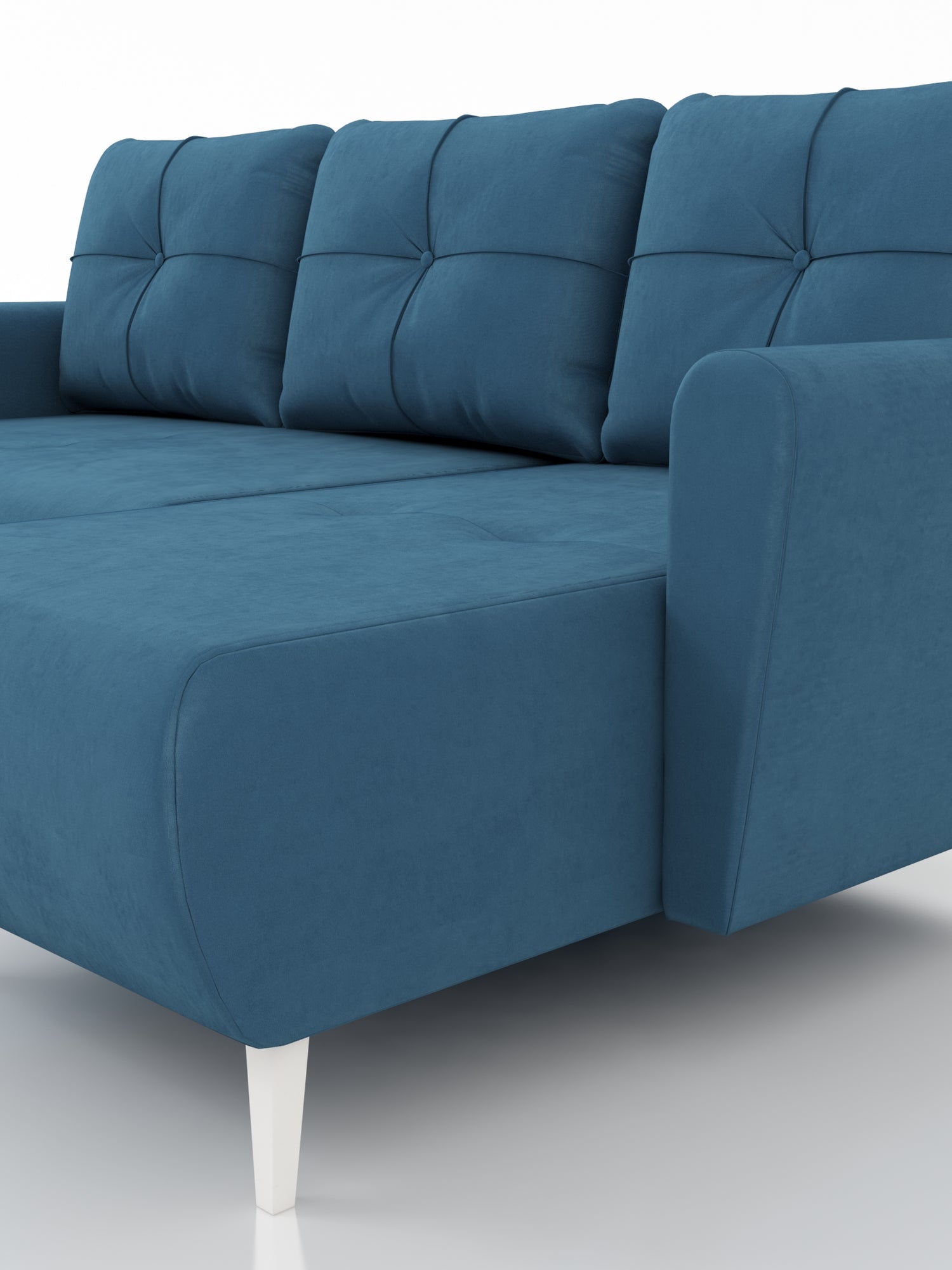 CORNER SOFA BED MONE UNIVERSAL 228cm EASY CLEAN FABRIC CHOICE OF COLOR / BONELL SPRINGS + FOAMTHIS MODEL IS UNIVERSAL WHICH MEANS YOU CAN CHOOSE CORNER SIDE DURING ASSEMBLYSpecification:- EASY CLEAN FABRIC (JASMINE AND KRONOS)- free-standing furniture uph