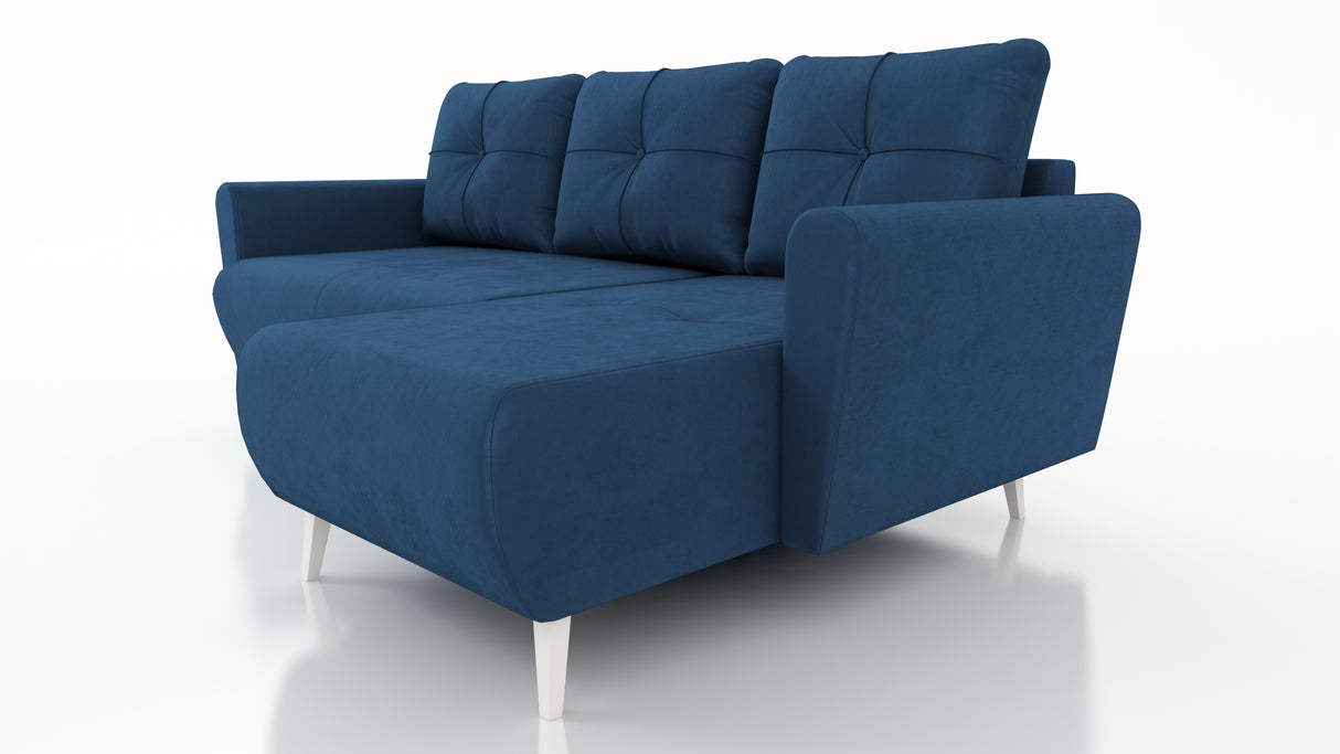 CORNER SOFA BED MONE UNIVERSAL 228cm EASY CLEAN FABRIC CHOICE OF COLOR / BONELL SPRINGS + FOAMTHIS MODEL IS UNIVERSAL WHICH MEANS YOU CAN CHOOSE CORNER SIDE DURING ASSEMBLYSpecification:- EASY CLEAN FABRIC (JASMINE AND KRONOS)- free-standing furniture uph