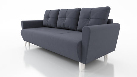 SOFA BED MONE CHOICE OF COLOR 221CM SEASY CLEAN FABRIC / BONELL SPRINGS + FOAMSofa dimensions: sleeping area 135/191 cm width 221 cm depth 96 cm height to the seat 44 cm height of the legs 13 cmSpecification: EASY CLEAN FABRIC free-standing furniture upho