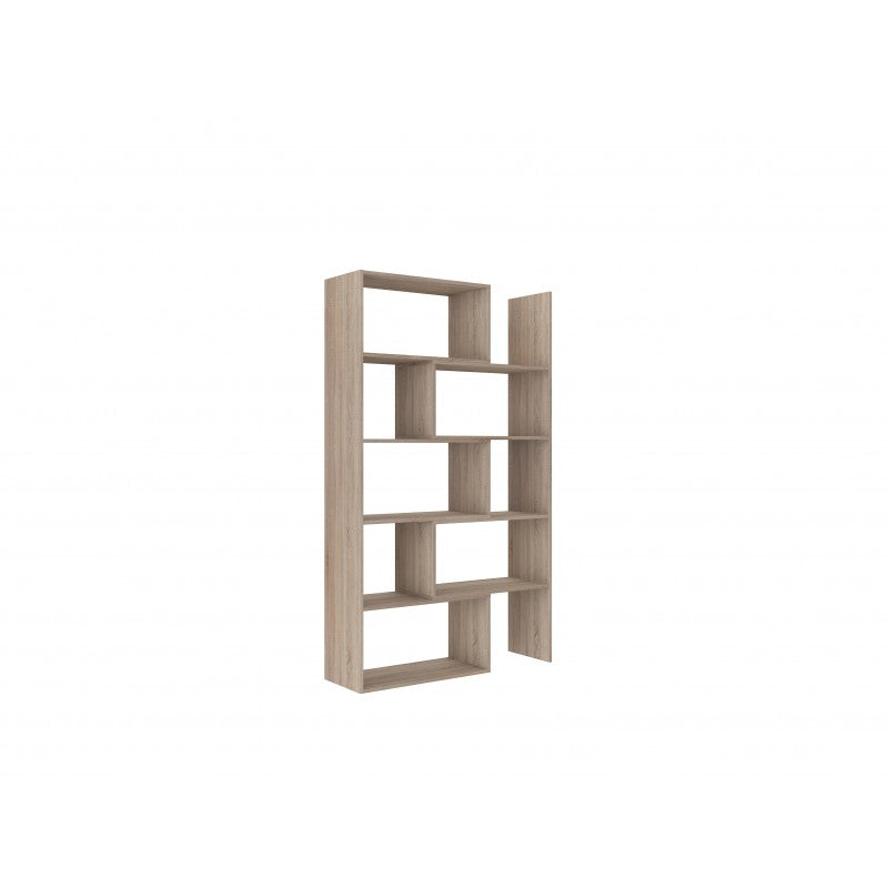 TALL 188CM BOOKCASE SONOMA ADJUSTABLE WIDTH 72-125CMDimensions: width: 725 UP TO 1250 mm, height: 1880 mm, depth: 330 mmMADE OF:- 22 mm laminated board in white- ABS edging 0.4 mmAnna Furniture