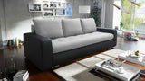 SOFA BED DAVY 228CM / BONELL SPRINGS + FOAM CHOICE OF COLORMADE IN FABRIC INARI CLICK HERE + MADRID FAUX LEATHER CLICK HERE Dimensions:- 143/190 sleeping area- width 228- depth 93- height to the seat 42* dimensions are given with a tolerance of +/- 3 cmSp