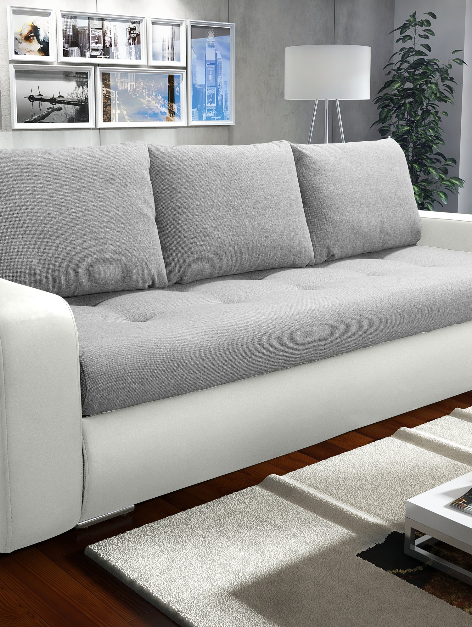 SOFA BED DAVY 228CM / BONELL SPRINGS + FOAM CHOICE OF COLORMADE IN FABRIC INARI CLICK HERE + MADRID FAUX LEATHER CLICK HERE Dimensions:- 143/190 sleeping area- width 228- depth 93- height to the seat 42* dimensions are given with a tolerance of +/- 3 cmSp