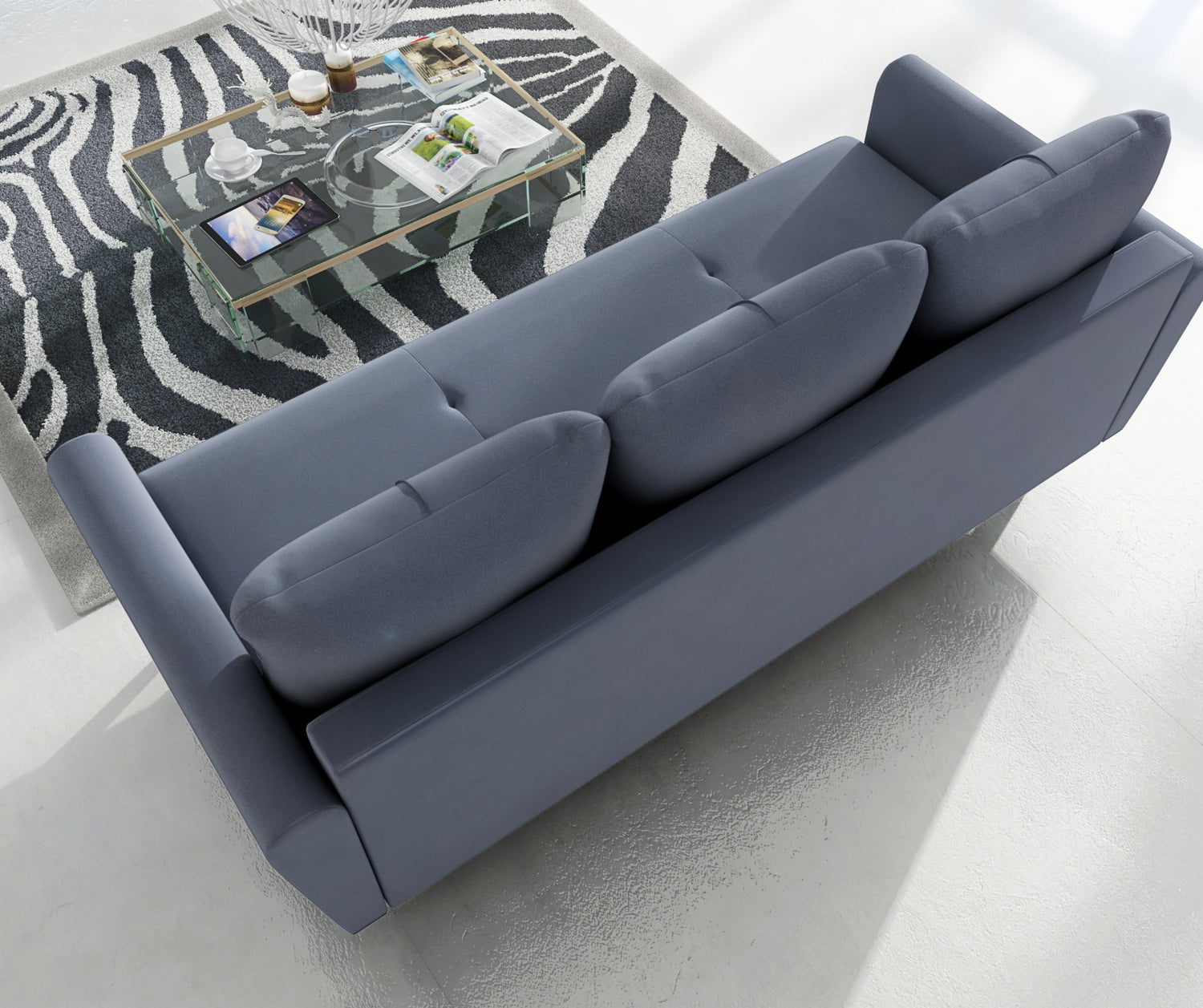 SOFA BED MONE CHOICE OF COLOR 221CM SEASY CLEAN FABRIC / BONELL SPRINGS + FOAMSofa dimensions: sleeping area 135/191 cm width 221 cm depth 96 cm height to the seat 44 cm height of the legs 13 cmSpecification: EASY CLEAN FABRIC free-standing furniture upho