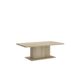 COFFEE TABLE BRISTOL SONOMA 110X60CMTable dimensionwid. 110 cm / dep. 60 cm / height 43 cmExecution: base made of white laminated board, 16mm thick The table top is 28mm thick, white.UncategorizedAnna Furniture