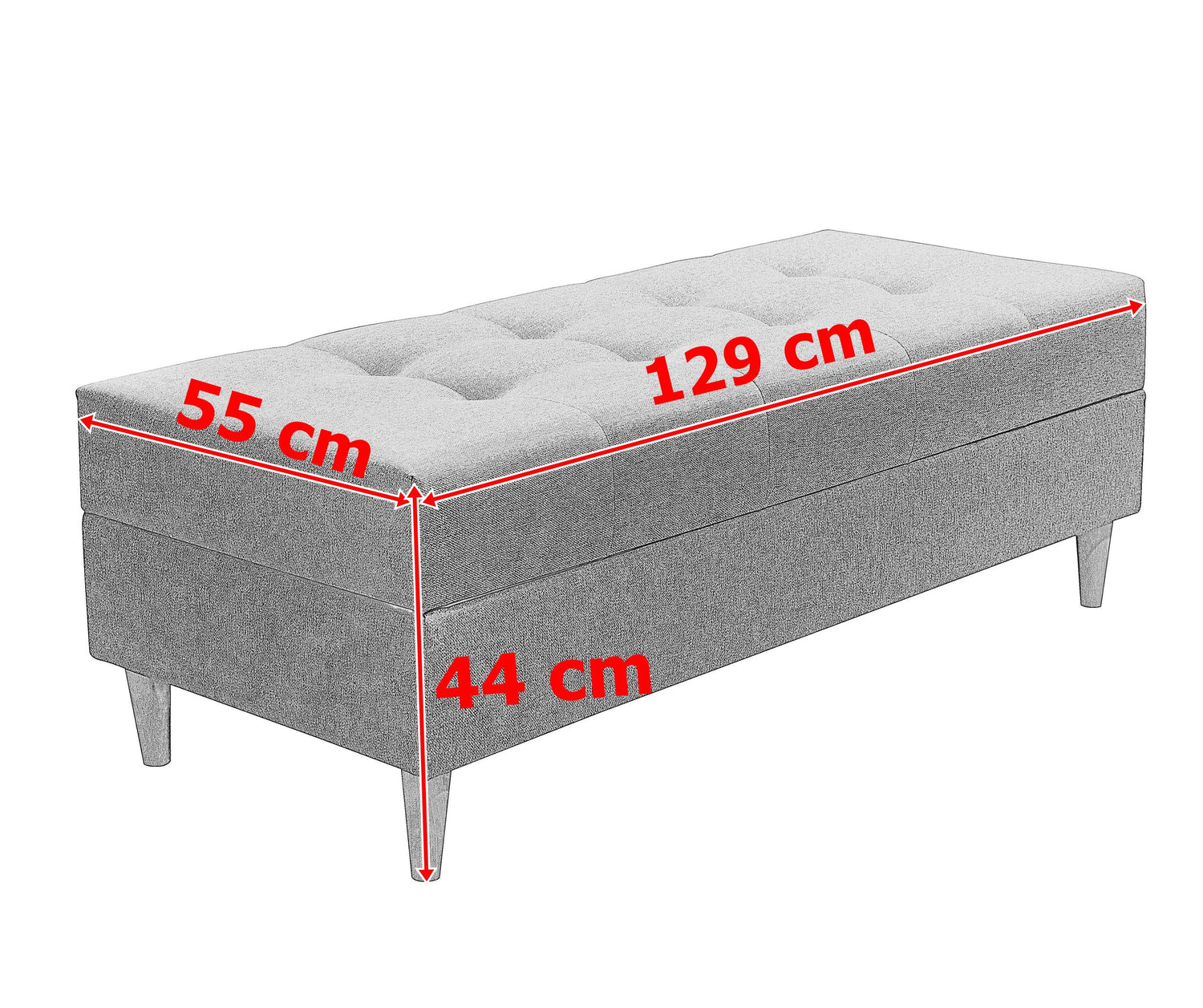 OTTOMAN STORAGE BOX 129X55CM MATCHING WITH SOFA BRIAN AND PALMO CHOICE OF COLORSMADE IN MALMO FABRIC CLICK HERESPARK FABRIC CLICK HERESIZE:129X55CMHEIGHT 43CMCAN BE MADE IN DIFFERENT FABRIC/COLOR CONTACT US TO ORDERAnna Furniture